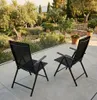 Sitzgruppe POETTO 4 Personen Schwarz Aluminium Gartenmöbel Produktbild-Vorschau 3
