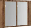 vidaXL LED zrcadlová skříňka vzhled starého dřeva 60x12x45 Náhled obrázku produktu 6