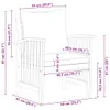 vidaXL Gartenstühle mit Kissen 2 Stk. Akazie Massivholz Voir les images du produit 7