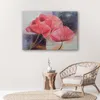 Leinwandbild rote mohnblumen als ölgemälde 120x80 cm Feeby Produktbild-Vorschau 2
