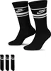 Nike SPORTSWEAR EVERYDAY ESSENTIAL CREW (3 PAIA) NERO M Anteprima dell’immagine prodotto 1