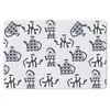 MuchoWow® Mauspad Mousepad Teekanne - Muster - Tee 27x18 cm Produktbild-Vorschau 1