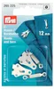 Prym Haken 12 mm, Silber, Kunststoff, 2 Stück, Nähzubehör, Produktbild-Vorschau 3