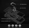An exploded view diagram of a black smartphone case, highlighting its features and components. Produktbild-Vorschau