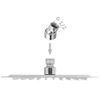 vidaXL Soffione a pioggia in acciaio inox 20x20 cm quadrato Anteprima dell’immagine prodotto 7