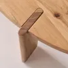 sweeek - Ovaler Couchtisch aus Massivholz 120 cm - Natur Produktbild-Vorschau 4