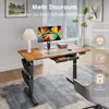 Bureau, elektrisch verstelbaar, 120x60 cm, zit-sta bureau Productafbeelding-voorbeeld 6