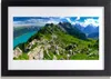Bild 30x20 MDF-Rahmen Wandkunst Wiese Berg Natur Landschaft Produktbild-Vorschau 1