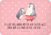 Mr. & Mrs. Panda magnet Pinguin mit Kind - Rot Pastell - Produktbild-Vorschau 1