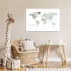 MuchoWow® Poster Weltkarte - Zitat - Reisen 90x60 cm - Produktbild-Vorschau 7