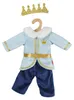 Poppenoutfit "Prinz Luka" met kroon en pluche kraag Productafbeelding-voorbeeld 3