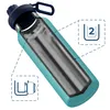 Wessper B3 THERMOSTEEL Thermoflasche 1 L Türkis mit 3 Produktbild-Vorschau 3