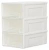 Caja de almacenamiento de plástico con 3 cajones, capacidad Vista previa de la imagen del producto 1