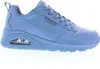 A side view of a blue Skechers Uno Galactic Gal sneaker against a white background. Náhľad obrázku produktu