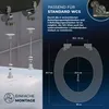 CASARIA® Toilettendeckel mit doppelter Absenkautomatik MDF Produktbild-Vorschau 6