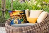 MuchoWow® Outdoor Kissen - Gemälde - Ölfarbe - Blumen - Produktbild-Vorschau 3