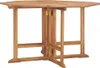 vidaXL Table de jardin pliante 110x110x75 cm bois massif Voir les images du produit 7