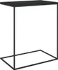 A minimalist black side table with a rectangular top and a rectangular base. Náhled obrázku produktu