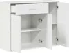 vidaXL Kredens biały wysoki połysk 88×30×70 cm płyta Podgląd zdjęcia produktu 5