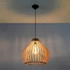 Lampada a sospensione APRILLA in legno 1xE27 15W legna Anteprima dell’immagine prodotto 13