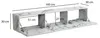 FineBuy Lowboard Hängend Marmor-Optik Weiß 160x30x30 cm Produktbild-Vorschau 3