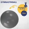 Best Sporting Gymnastikball Ø 75 cm, Farbe Anthrazit Produktbild-Vorschau 3