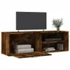 vidaXL Armoire TV chêne fumé 120x34x37 cm Bois composite Voir les images du produit 3