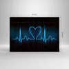 Bilder auf glas - Grafik herz kardiologie - 70x50cm - Produktbild-Vorschau 3