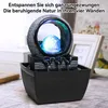Tischbrunnen mit Rollender Kugel,Tischplatte Wasserbrunnen Produktbild-Vorschau 2