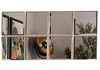 Set mit 8 quadratischen, abgeschrägten Wandspiegeln 20x20 Produktbild-Vorschau 1