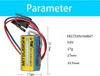 12 pièces Mitsubishi A6BAT ER17330V PLC batterie taille Voir les images du produit 6