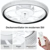 Deckenventilator 75W Leise Deckenventilator, RGB Produktbild-Vorschau 6