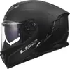 LS2 FF818 STORM III SOLID Casco integrale taglia L, nero Anteprima dell’immagine prodotto 2