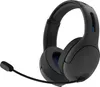 A black wireless headset with a microphone is shown against a white background. Produktbild-Vorschau