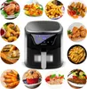 A collage of food items and an air fryer. Náhled obrázku produktu