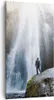 Bild auf Leinwand - Leinwandbild - Berg Wasserfall - Produktbild-Vorschau 1