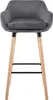 lot de 2 tabourets de bar Grant velours Voir les images du produit 4