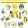 COSTWAY Kinderglijbaan, opvouwbaar, 10-in-1 kinderspeelgoed Productafbeelding-voorbeeld 4