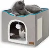 Monkimau Katzenhöhle für 2 große Katzen flauschig warm Produktbild-Vorschau 1