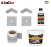 Dichtset Flüssigfolie 4kg Dusche Bad Dichtband Dichtfolie Tiefengrund Dichtecke Produktbild-Vorschau