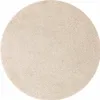 vidaXL Protišmykový koberec shaggy cream 120 x 120 cm PP Náhľad obrázku produktu 1