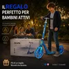 Monopattino per bambini ALVIX con ruote luminose a LED, Anteprima dell’immagine prodotto 7