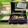 deluxe4home® Grillschale aus Edelstahl 40 x 30 cm I Für Produktbild-Vorschau 2