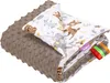 Magical Woodland & Mokka Minky Neugeborene Decke 55x75cm Produktbild-Vorschau 3