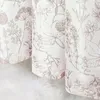Halbtransparent Vorhang Blumenmuster Voile mit Kruselband Produktbild-Vorschau 8