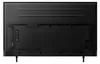 The back of a black television set is shown, mounted on a stand. Náhled obrázku produktu