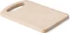 A light-colored wooden cutting board with a handle is shown against a white background. Voir les images du produit