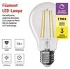 LED Lampe Filament A60 / E27 / 7,5 W (75 W) / 1 055 lm / Warmweiß / dimmbar Produktbild-Vorschau
