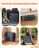 VEVOR Hundetreppe Auto Klappbar 5-Stufig, Extra Breite Produktbild-Vorschau 5