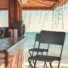 Relaxdays Barhocker klappbar, 2er Set, Rattan-Optik, Produktbild-Vorschau 3